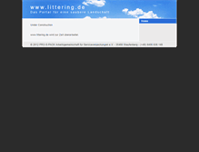 Tablet Screenshot of littering.de